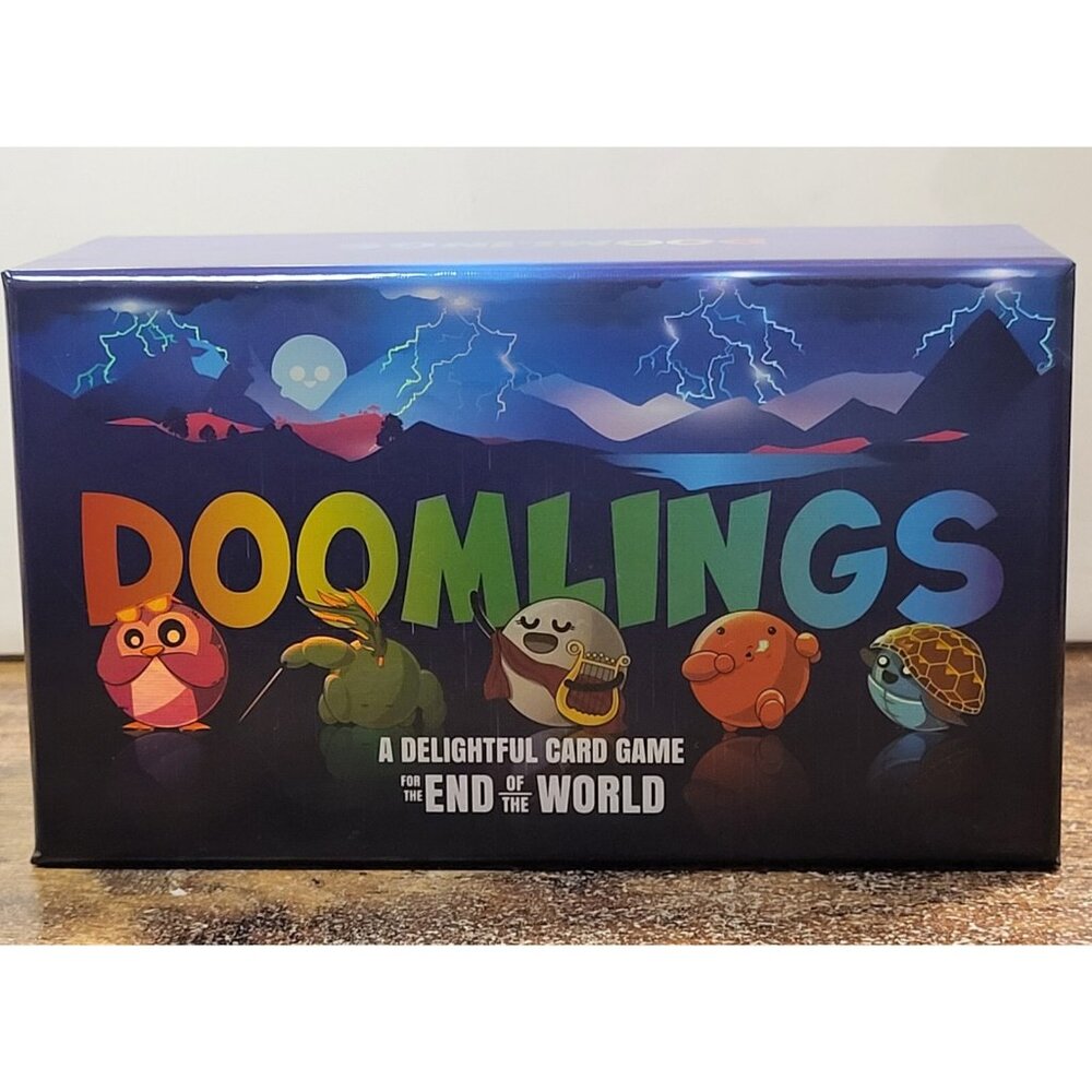Doomlings Card Game For The End Of The World Open Box Sealed Cards Complete